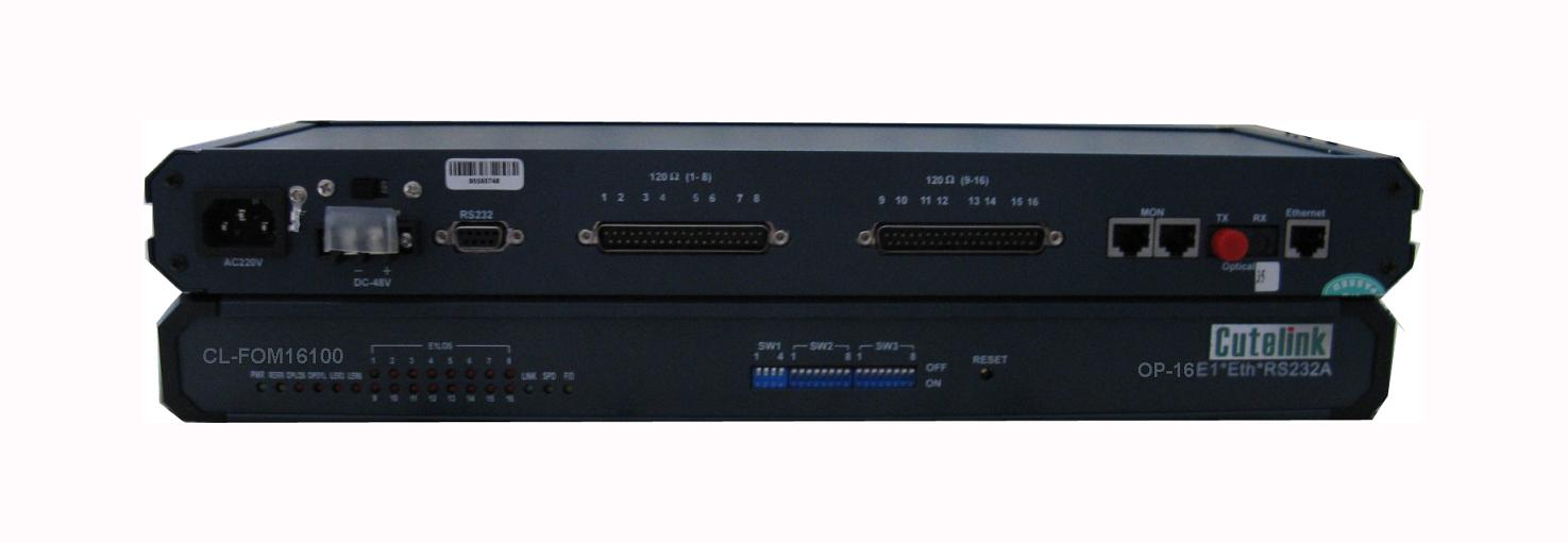 CL-FOm400 4/8/16E1 PDH Multiplexer